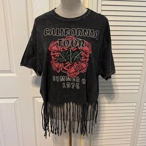 Fifth Sun Fringe Top XL